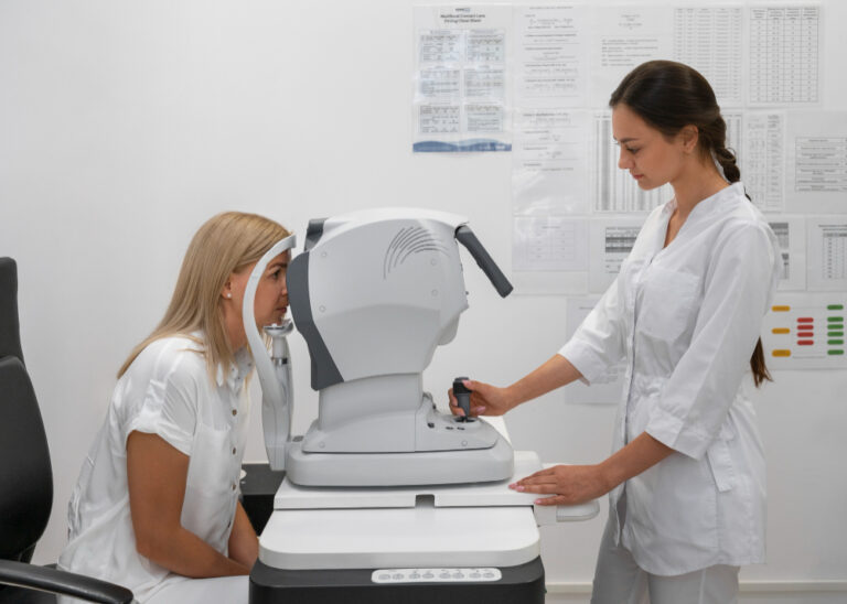 Tomografo a coerenza ottica OCT: alta risoluzione per la diagnostica oculare - Credits: Magnific.com