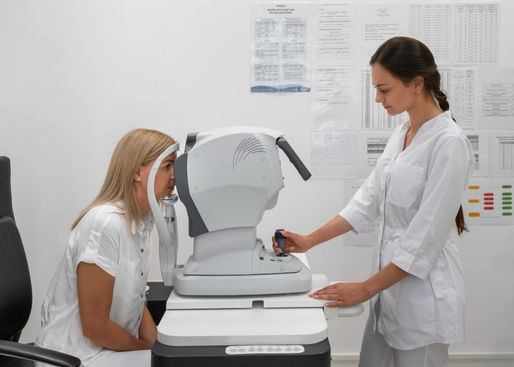 Tomografo a coerenza ottica OCT: alta risoluzione per la diagnostica oculare - Credits: Magnific.com